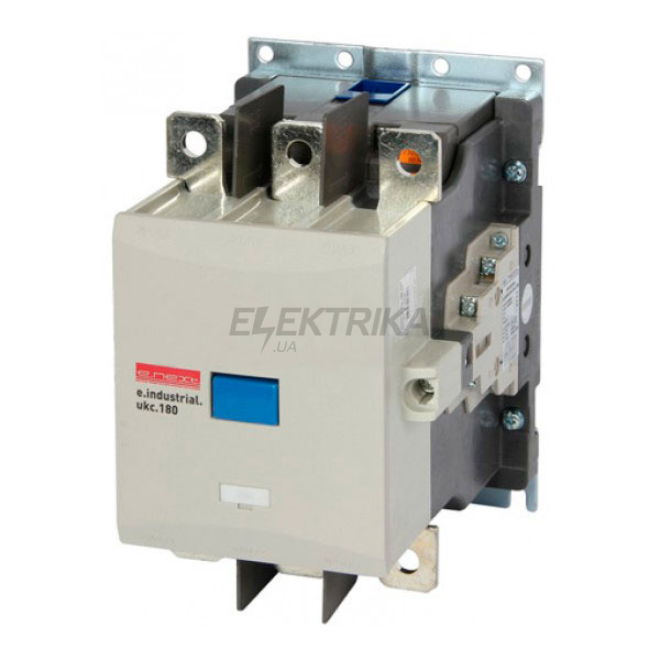 Контактор E.NEXT e.industrial.ukc.180.400, 180А, 400В, 1no+1nc (i.0090064)