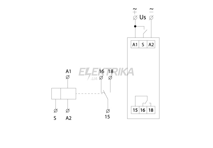 Реле часу асиметричного циклу NTE9-S1 AC/DC 12-240V (A0010240007)