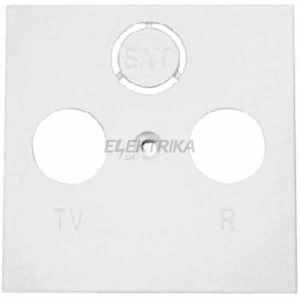 Панель лицьова для розеток TV-R/TV-SAT універсальна, біла