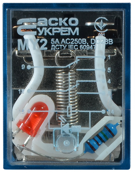 Реле проміжне АСКО-УКРЕМ МY2 (AC 110 V) (A0090010018)
