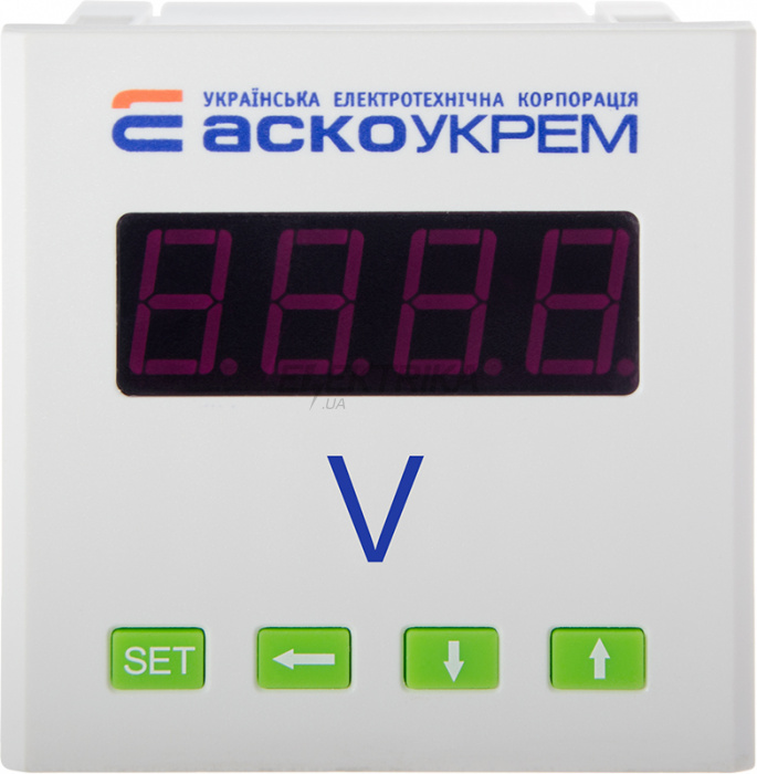 Вольтметр цифровий АСКО-УКРЕМ AС 600В 80х80 (ЦВ-8) (A0190010120)
