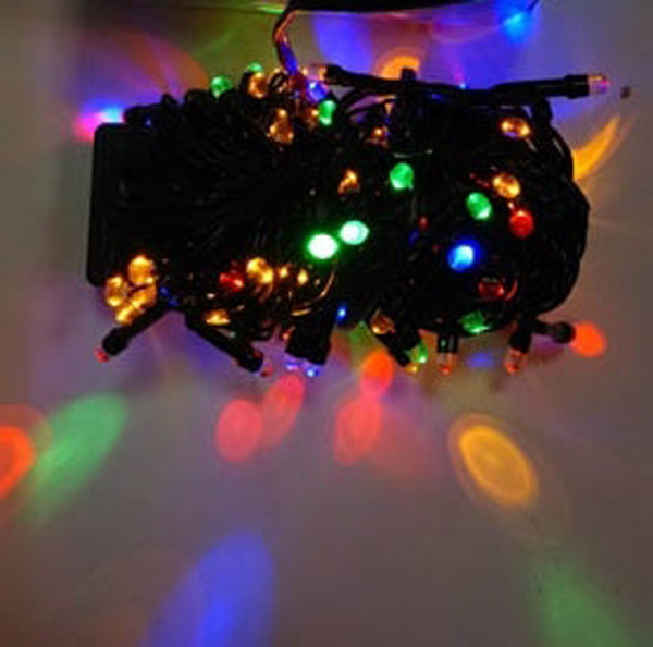 Гірлянда (300LED) Лінза, чорний шнур