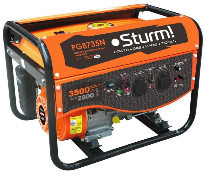 Генератор бензиновий Sturm 3500 Вт (PG8735N)