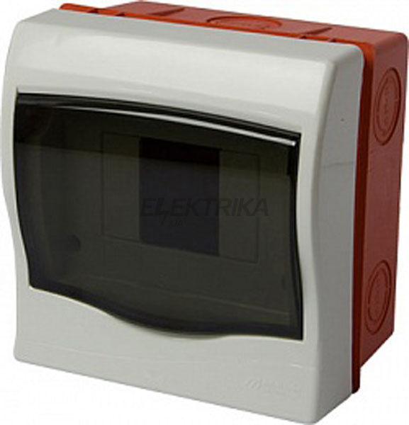 Корпус пластиковий 4модульний e.plbox.stand.w.04, що вбудовується