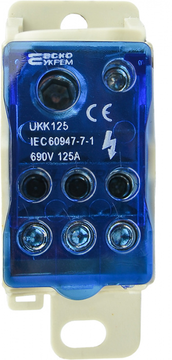 Розподільний блок АСКО-УКРЕМ JHUKK-125 на DIN-рейку (A0130010101)