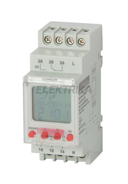 Таймер електронний тижневий двоканальний e.control.t09