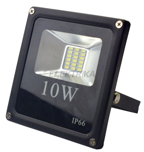 Прожектор світлодіодний FLS-10 10W 6500K 220V Чорний