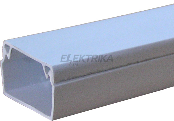 Короб пластиковий e.trunking.stand.40.40, 40х40мм, 2м