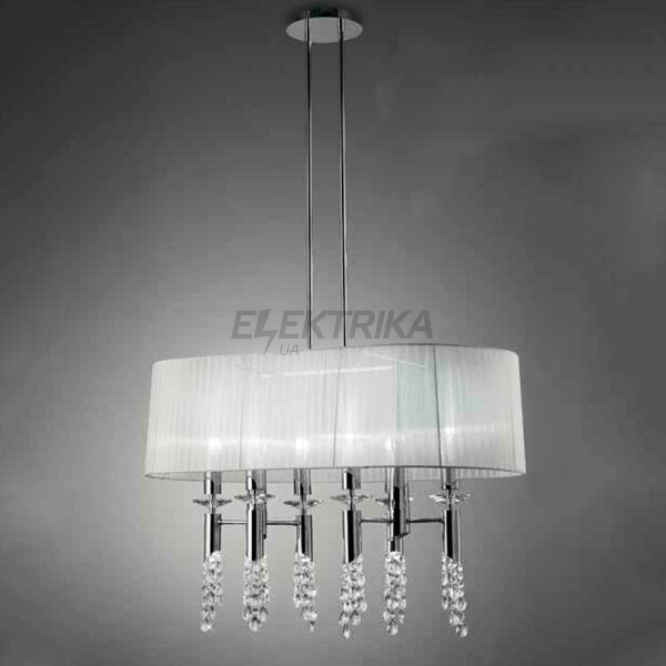 Люстра підвісна Mantra TIFFANY CHROME 3853