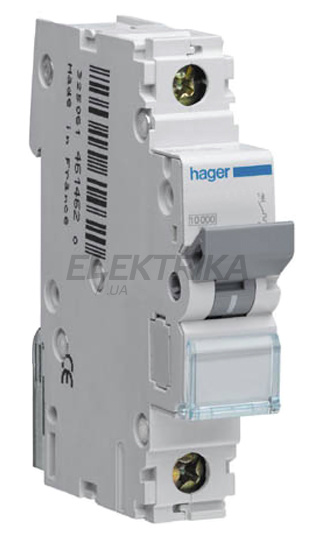 Автоматичний вимикач In=25 А, 1п, D, 25 kA, 1м
