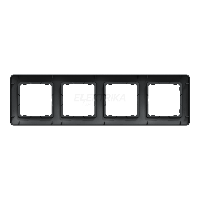 Рамка 4-постова Чорний Sedna Design Schneider Electric SDD314804