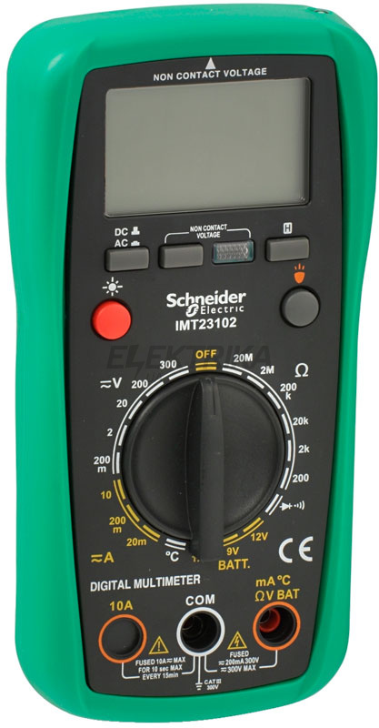 Мультиметр цифровий Schneider Electric Thorsman кат. III 300V (IMT23202)