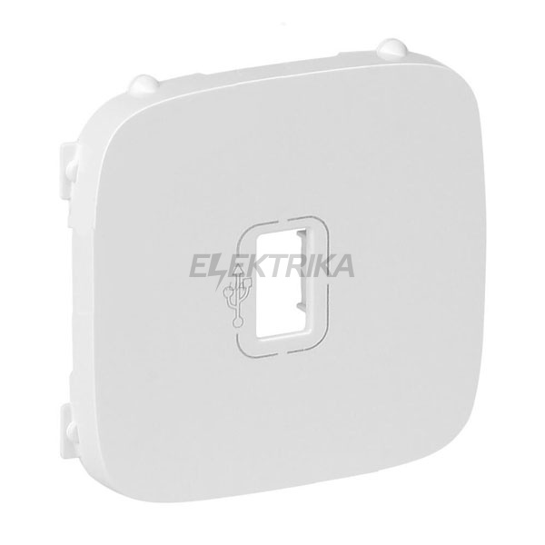 Панель лицьова розетки USB, білий, Valena ALLURE