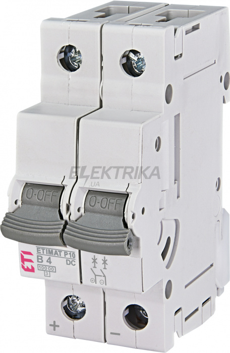 Автоматичний вимикач ETI ETIMAT P10-DC 2p B4 260420107