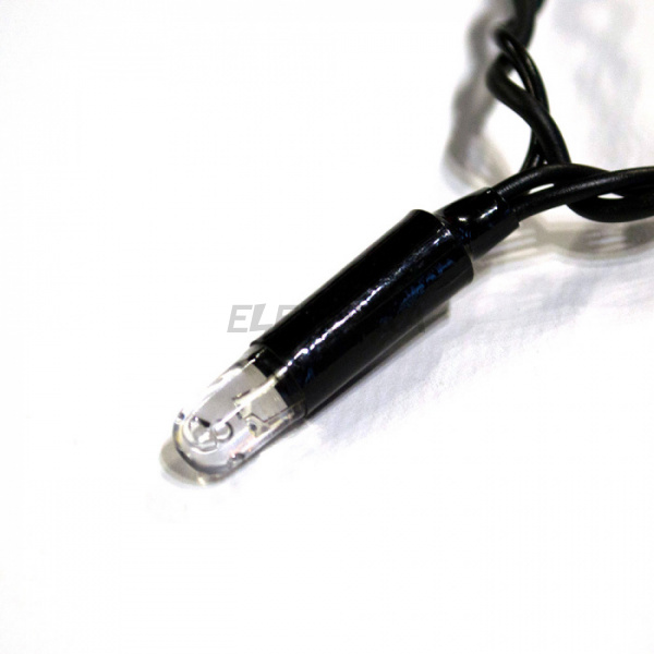 Гірлянда вулична STARLIGHT лінійна білий 100LED IP44 чорний 5м (000057275)