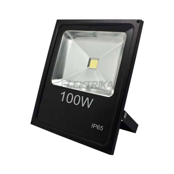LL-841 1LED 100W білий 6400K 230V (335*70*290mm) Чорний IP 65