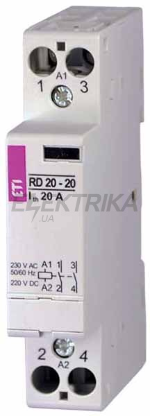 Контактор модульний RD 20-20, 24V