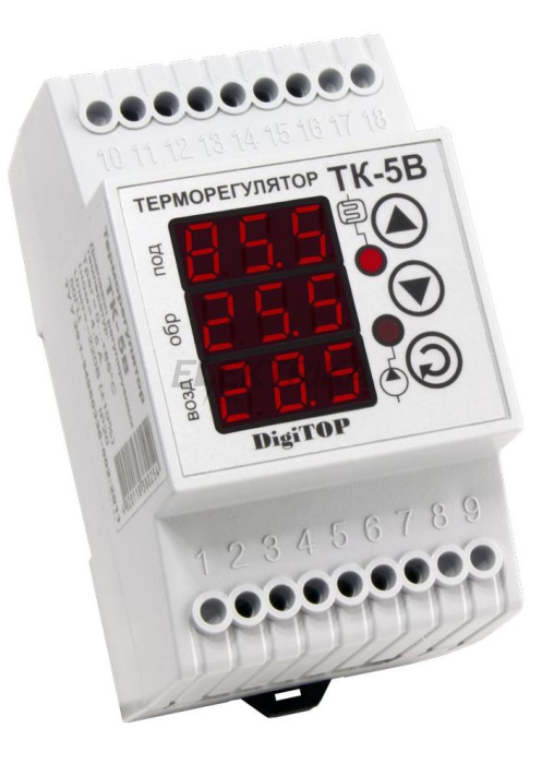 Терморегулятор ТК-5В 6A digitop (ТК-5В)