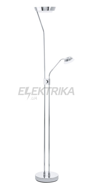 Торшер "Sarrione" 1х 17,28W LED; 1х2, 88W LED; 1х5,76 LED, хром, 93714