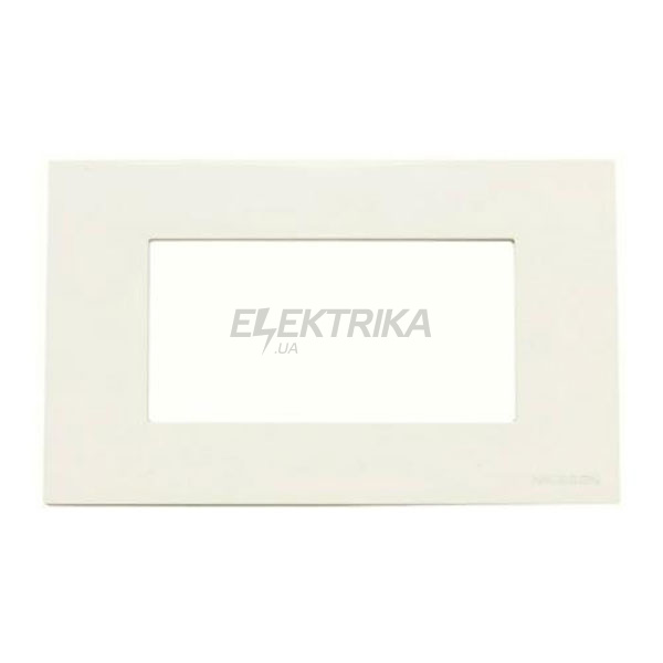 Рамка італійський стандарт 4 модулі Zenit N2474 BL, білий