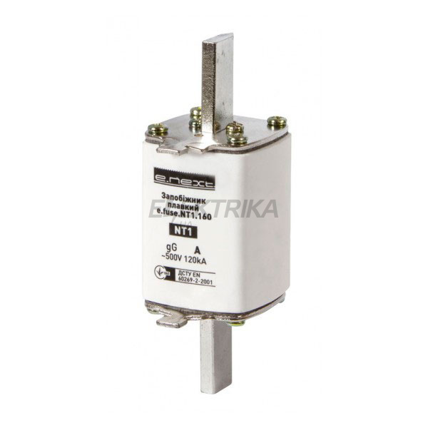 Запобіжник плавкий e.fuse.NT1.250, габарит 1, 250А