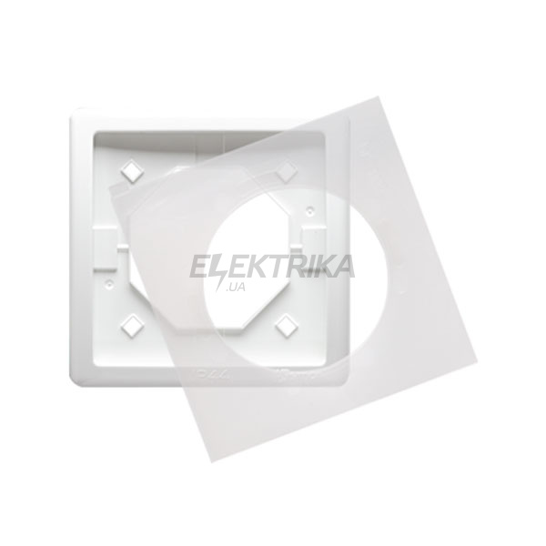 Рамка 1-постова Simon Basic, IP44, біла
