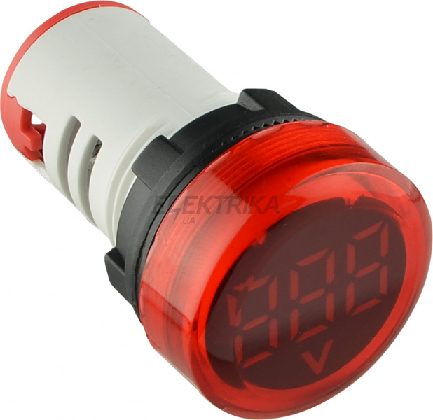 Вольтметр цифровий АСКО-УКРЕМ ED16-22 VD 30-500В АС червоний (A0190010016)