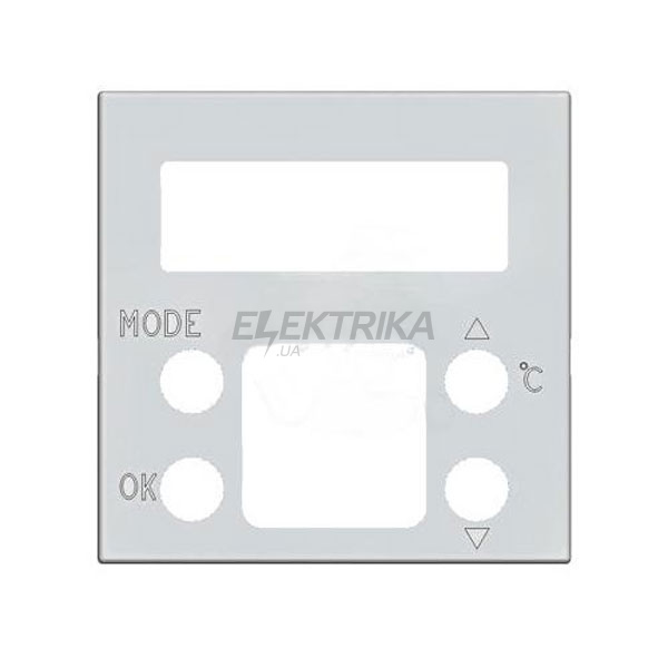Панель центрального електронного терморегулятора Zenit N2240.5 PL, срібло