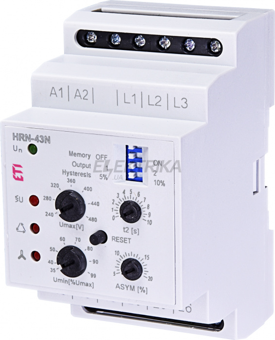 Реле контролю ETI HRN-43N 400V 002471430
