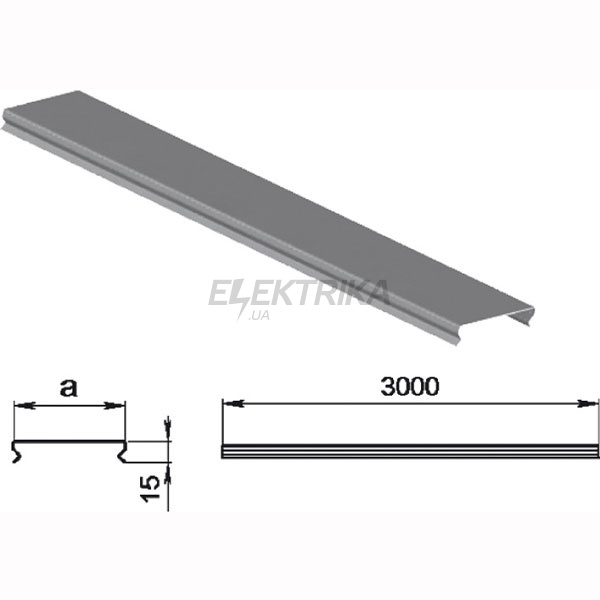Кришка лотка Scat Light 50 3м