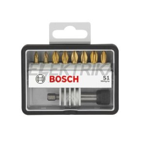 Набір Robust Line із 8+1 насадок-біт S Max Grip 25 мм, 8+1 шт.