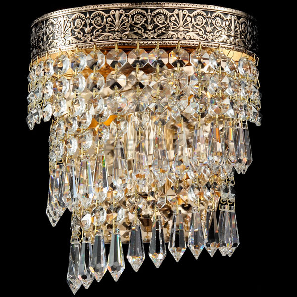 Бра Maytoni T522-WB1-G Diamant Cristal Cascade