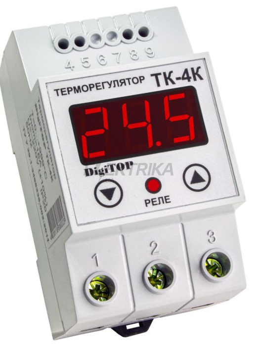 Терморегулятор ТК-4K 16A digitop (ТК-4K)