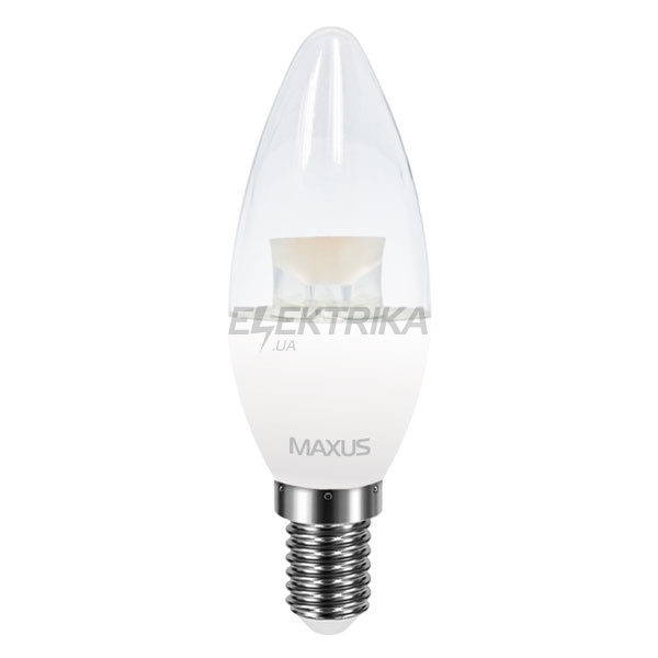 Світлодіодна лампа C37 CL-C 4W м'яке світло E14 (1-LED-5313)