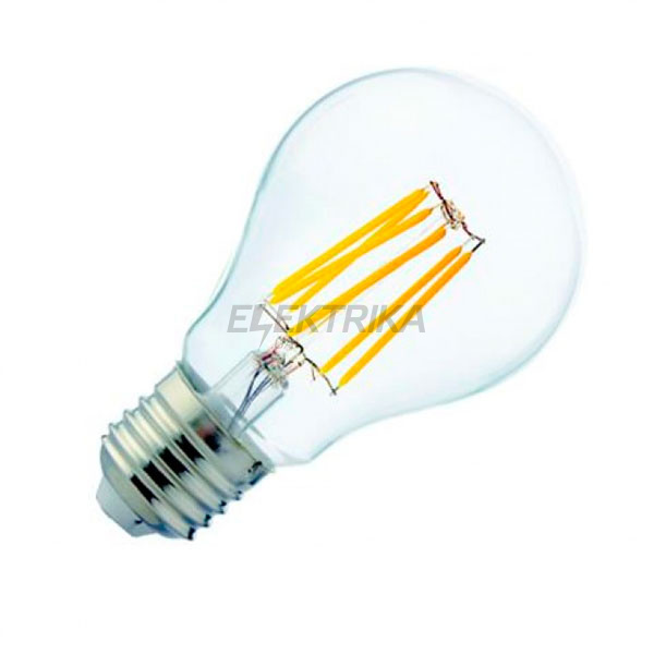 Світлодіодна лампа (філамент) LED 6W А60 Е27 4200K