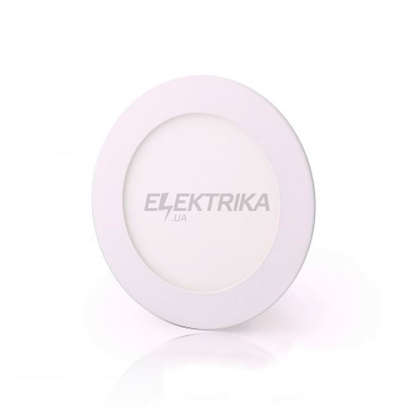 Світильник LED-R-120-6, 6Вт, 6400К, коло вбудований 120мм