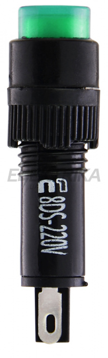 Сигнальна арматура АСКО-УКРЕМ AD22E-8DS 220V АC зелений (A0140030169)