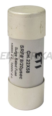 Плавка вставка запобіжник ETI CH22x58 SRF3-II DC 002646015