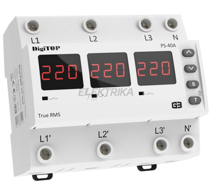 Перемикач фаз digitop PS-40A M6R