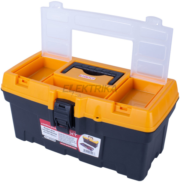 Ящик для інструментів, e.toolbox.pro.08, 16" 410x213x195мм (t011008)