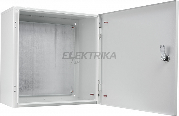 Корпус з монтажною панеллю металевий 40*40*25, IP31, серії UBox (A0260020027)