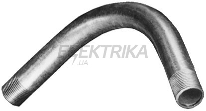 Кутовий металевий з'єднувач e.industrial.pipe.thread.angle.1-1/2", 90 град.