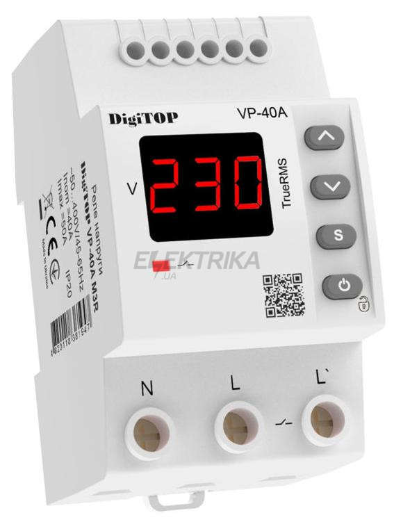 Реле напруги – VP-40A M3R DigiTOP (VP40AM3R)