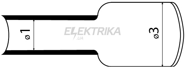 Термозбіжна трубка з клейовим шаром АСКО-УКРЕМ 3,2 (1м) білий (A0150040120)