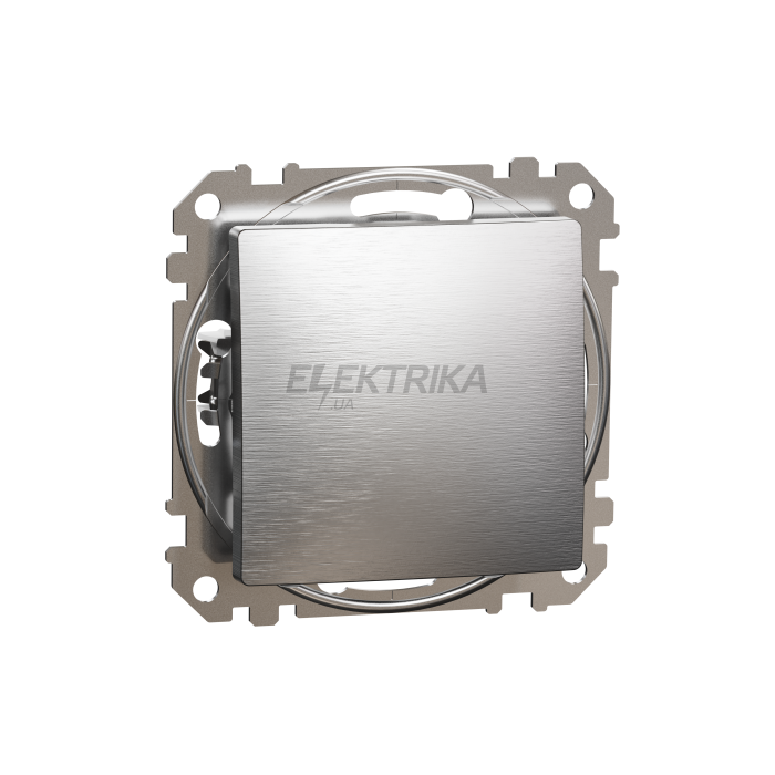 Одноклавішний вимикач, Матовий алюміній, Sedna Design&Elements,SDD170101 Schneider Electric