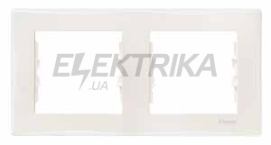 Рамка 2 постова горизонтальна Schneider Electric Sedna слонова кістка (SDN5800323)