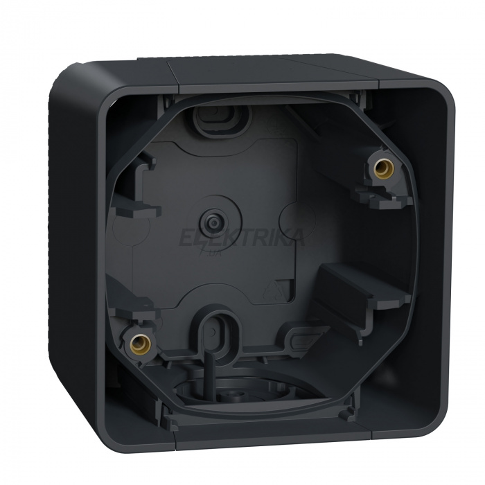 Короб для установки на поверхні Schneider Electric Mureva Styl - surface mounted box - 1 gang - grey MUR37911