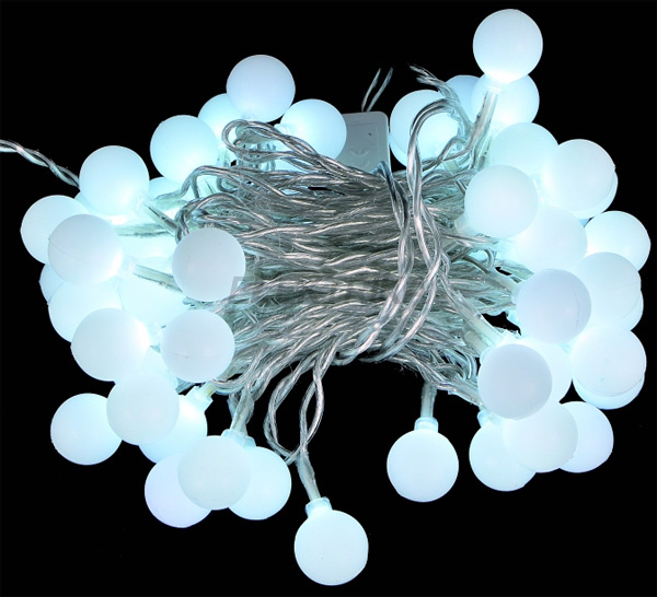 Гірлянда внутрішня WHITE BALL 30LED 4.4м IP20
