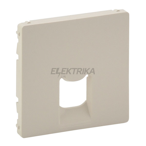 Панель лицьова розетки RJ11/RJ45, слонова кістка, Valena LIFE