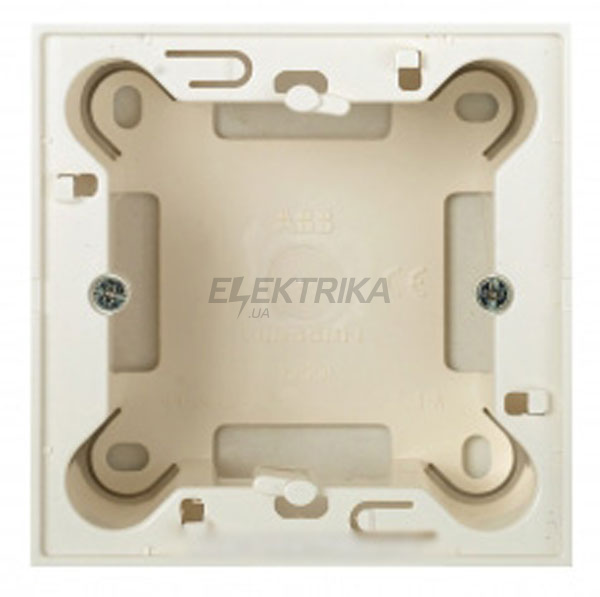 Коробка для відкритого монтажу на 2 модулі б/рамки Zenit N2991 BL, білий